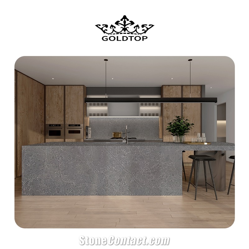 GOLDTOP OEM/ODM 5011 Night Sunny Quartz Kitchen Countertop