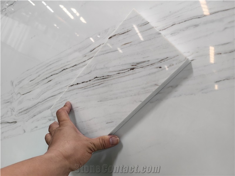 Grey Texture 5028 Calacatta Artificial Stone Slabs Tiles