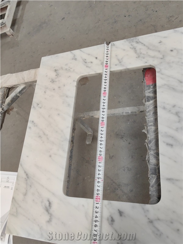 GOLDTOP OEM/ODM Carrara White Marble Countertop
