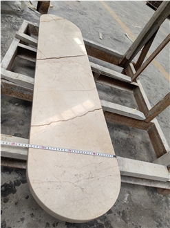 GOLDTOP OEM/ODM Gold Rosa Light Marble Restaurant Table Tops