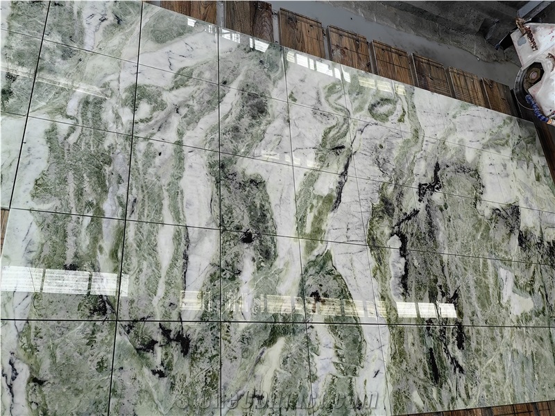 High Quality Stone Irish Green Marble Slab Tiles