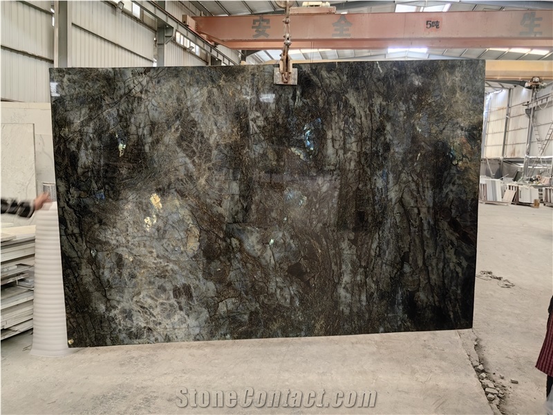 Natural Stone Blue Labradorite Granite Slabs