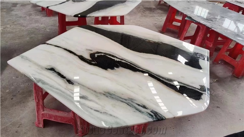 Panda White Marble Countertops