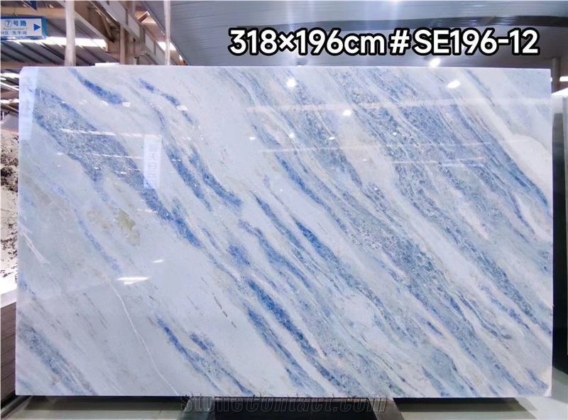 Calcite Blue Sky Marble Slabs