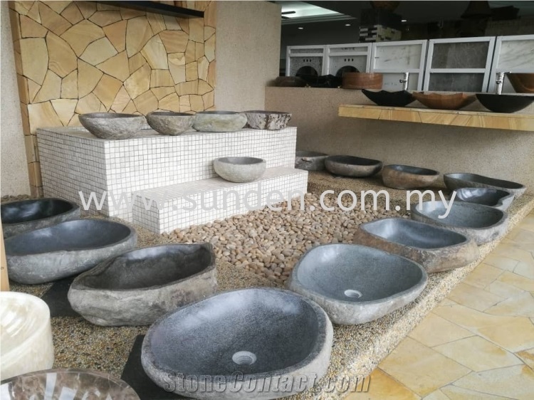 River Stone Wash Basins, Onyx Wash Basins