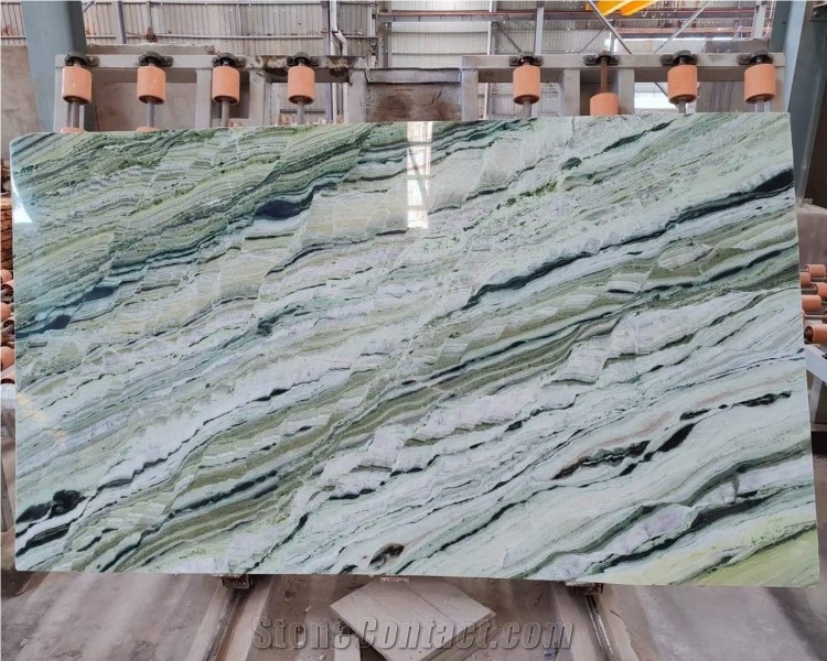 Verde Prato Marble Slabs