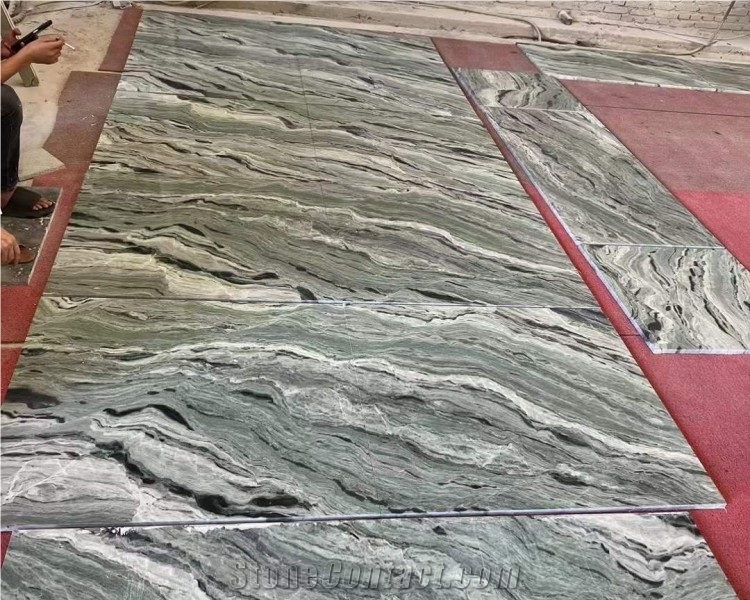 Verde Prato Marble Slabs