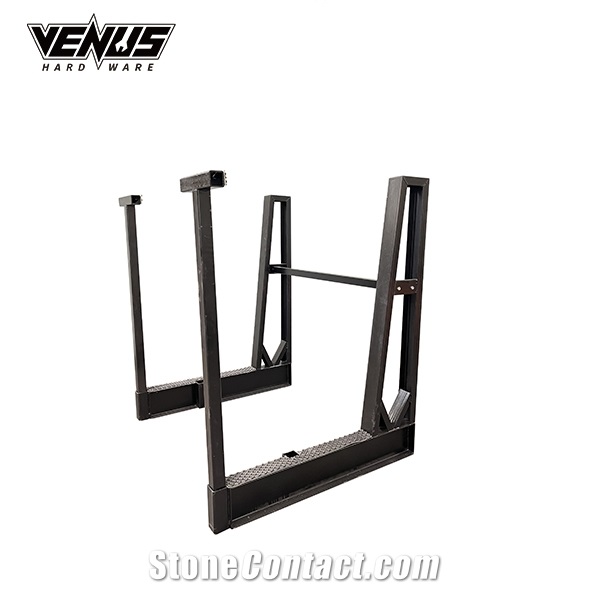 H Steel A-Frame Rack With Safety Pole Display Rack