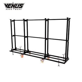 Slab Showroom Stand Display Rack With Wheel