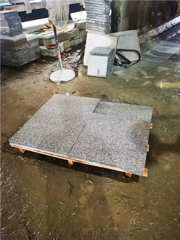 Chinese G623 Flamed Granite Tiles For Outdoor Use
