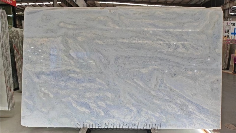 High Qaulity Crystal Blue Marble Slabs From Brazil