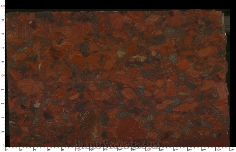 Rosso Marinace Granite Tiles For Bath Room Use