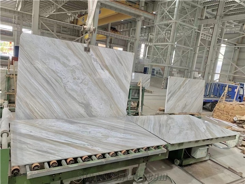 White Greece Ajax Marble Slabs For Hotel Decoration