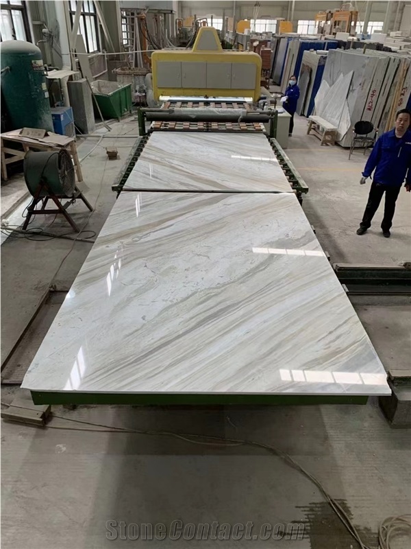 White Greece Ajax Marble Slabs For Hotel Decoration