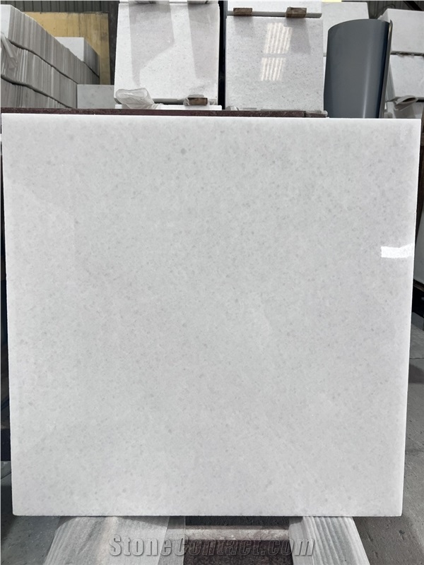 Vietnam White Crystal Marble Tiles Available For Cheap Price