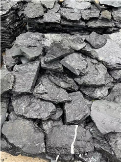 China Natural Black Flagstone For Wall And Floor
