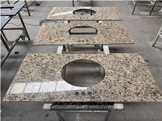 New Venetian Gold Granite Bathroom Vanity Tops