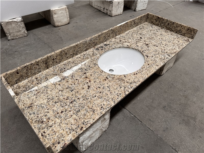 New Venetian Gold Granite Bathroom Vanity Tops