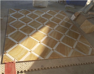 Yellow Onyx Tiles Honey Onyx For TV Background Decor