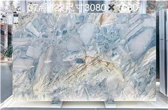 Luxury High Quality Dior Blue Marble Slabs