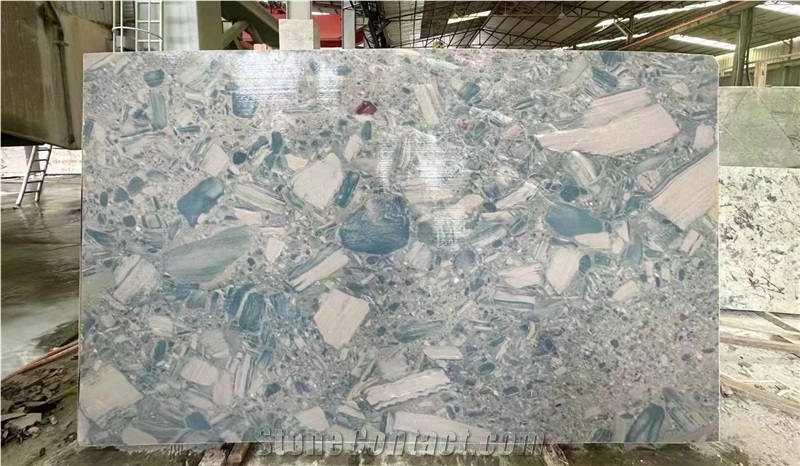 Luxury High Quality Dior Blue Marble Slabs