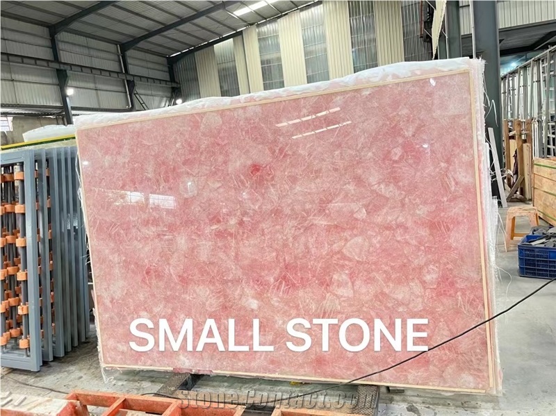 Rose Semiprecious Stone Slabs