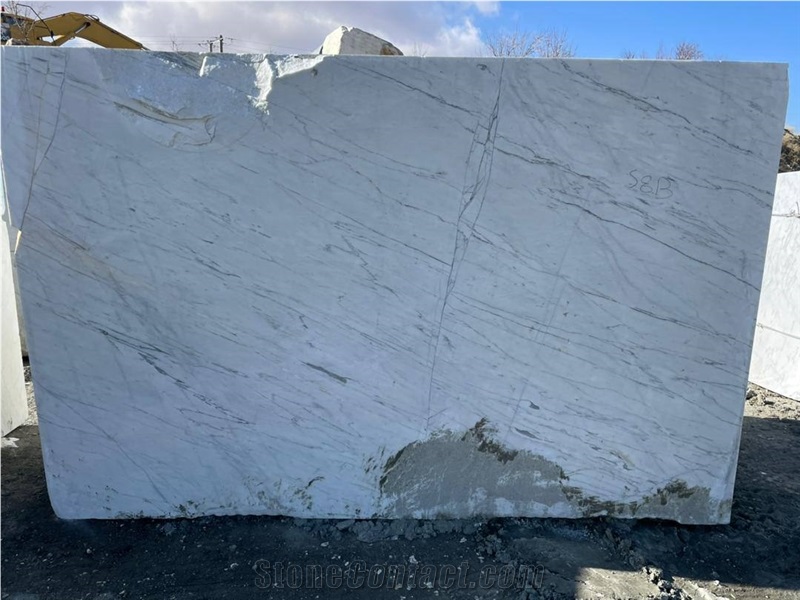 Persian Carrara White Marble Blocks