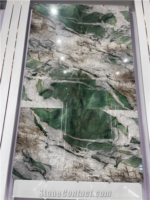 Brazil Royal Green Quartzite 18Mm Slabs