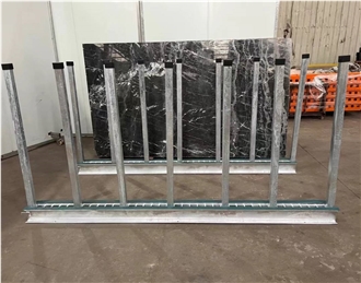 Natural Stone Galvanized Slab Rack Rails,Display Rack