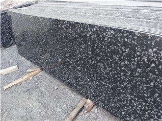 Coin Black Granite Polished Slabs