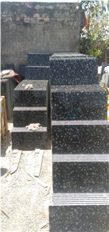 Coin Black Granite Polished Tiles For Flooring And Walls