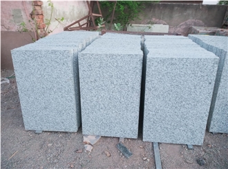 Cotton White Flamed Granite Paving Stone Tiles