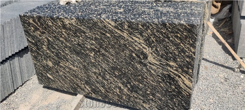 Markino Gold Granite Polished Countertops Bullnose Edge
