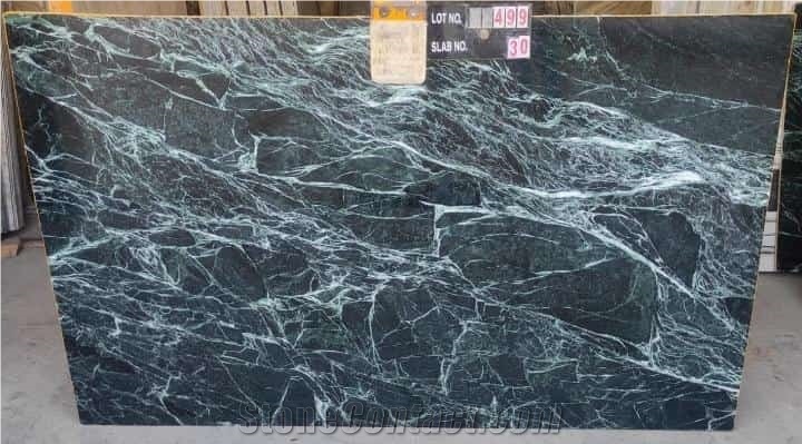 Spider Green Marble Polished Gangsaw Slabs