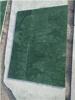 Verde Guatemala Marble Polished Tiles