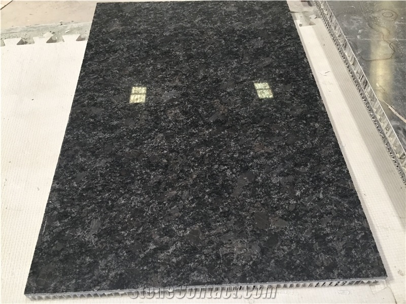 Indian Steel Grey Granite Slab Laminated Honeycomb Panels