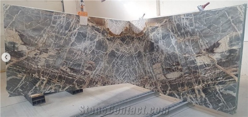 Polished Glaccy Marble Slabs