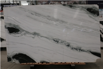 Elegant Panda White Marble For Walls And Tiles Slabs