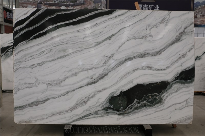 Elegant Panda White Marble For Walls And Tiles Slabs