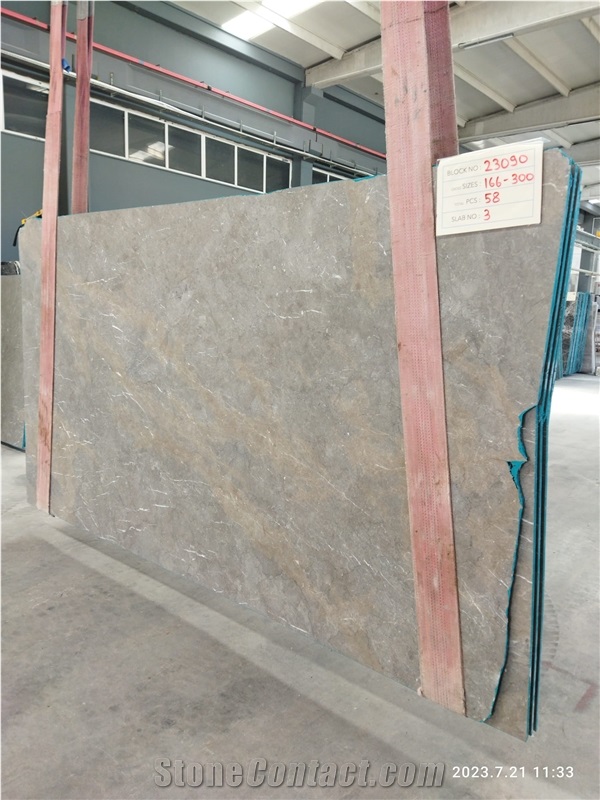 Cyprus Grey Marble Slabs - 23090