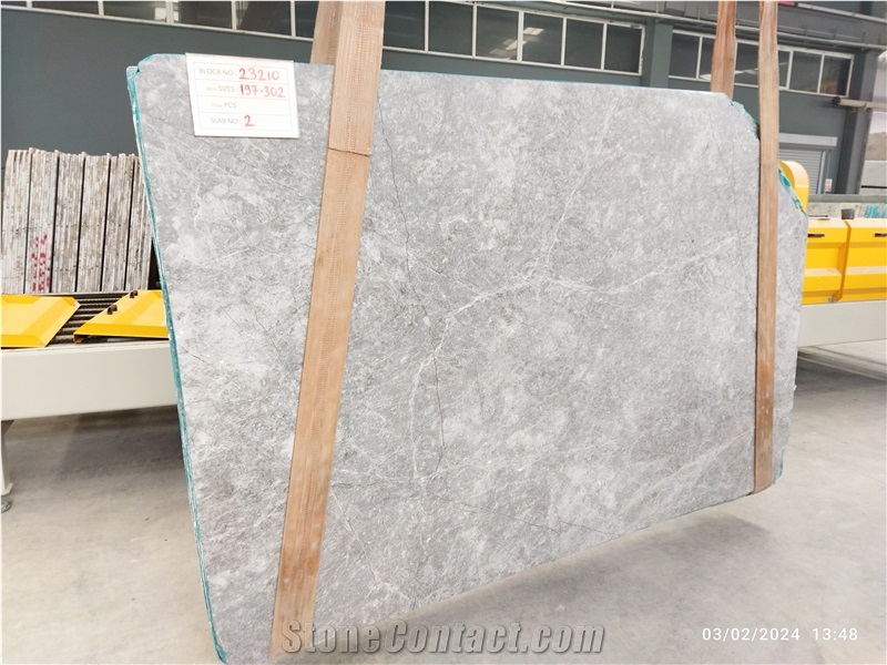 Tundra Grey Marble Slabs - 23210