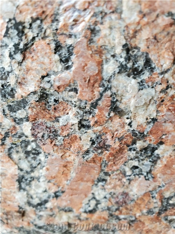 Ukrainian Granite Red Crystal Paving Stone