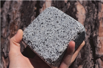 Ukrainian Granite White House Sawn-Tumbled  Cubes