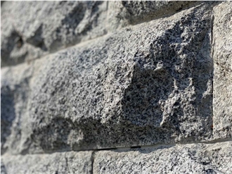Ukrainian Granite White House Split Wall Stone