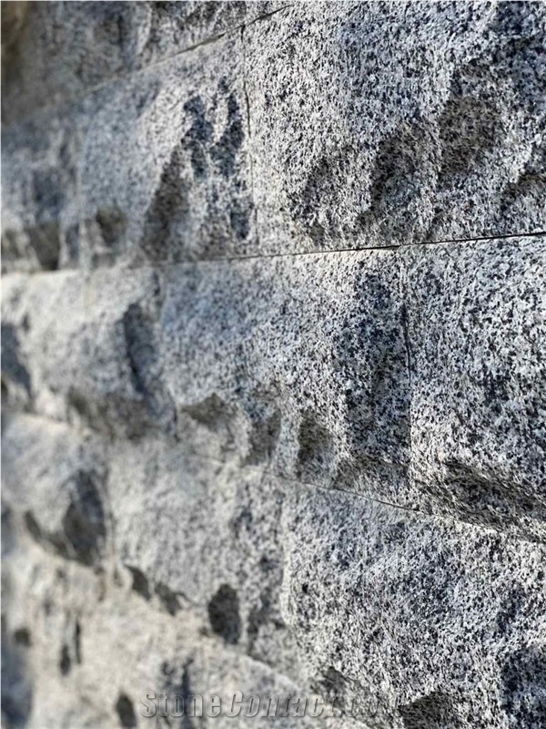 Ukrainian Granite White House Split Wall Stone