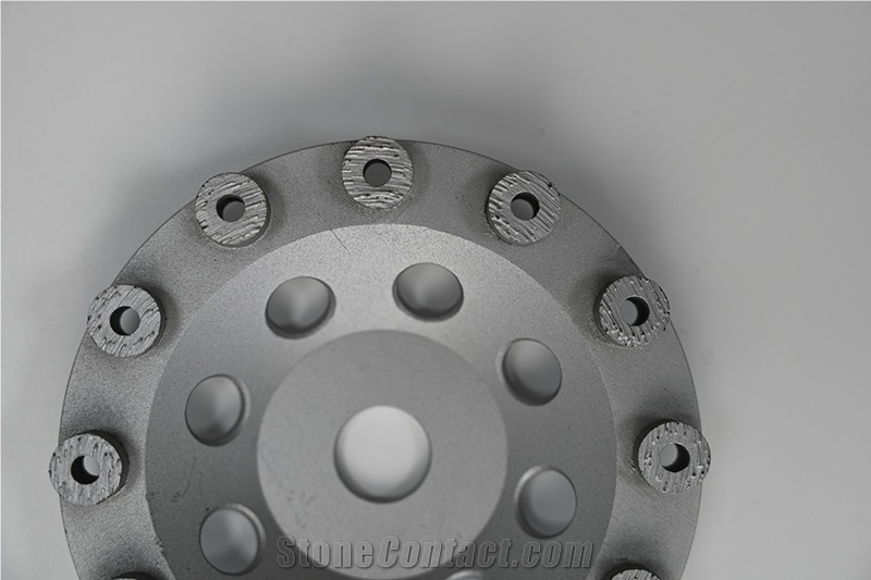 Diamond Cup Wheel FLOOR GRINDING With 18 Tube Segments