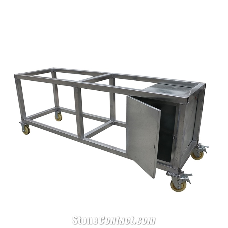 Angle Iron Square Tube Stone Working Table