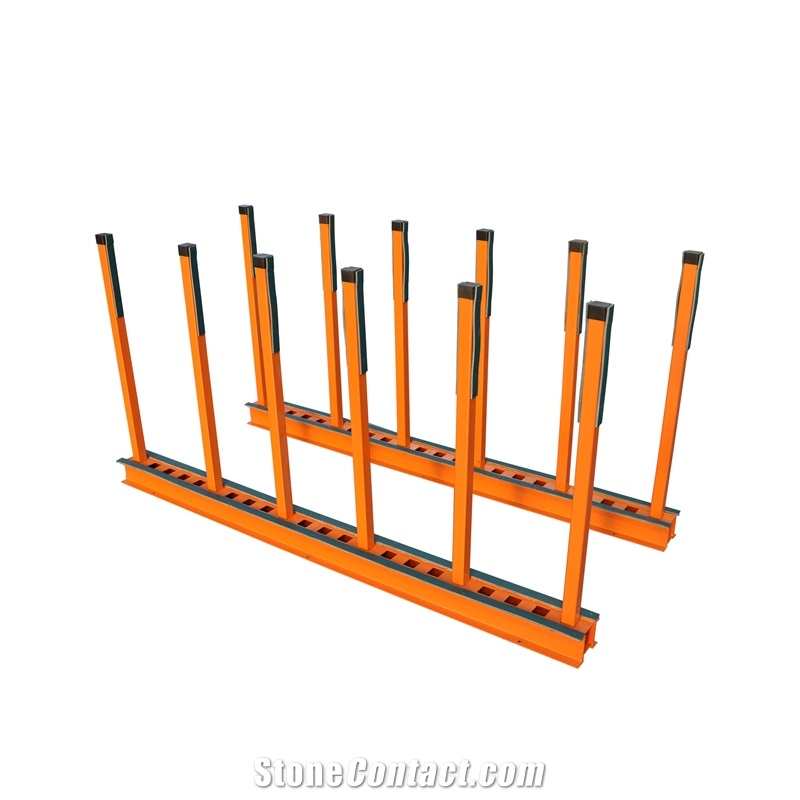 Storage Rack Slab Rack C Rails Posts With Rubber