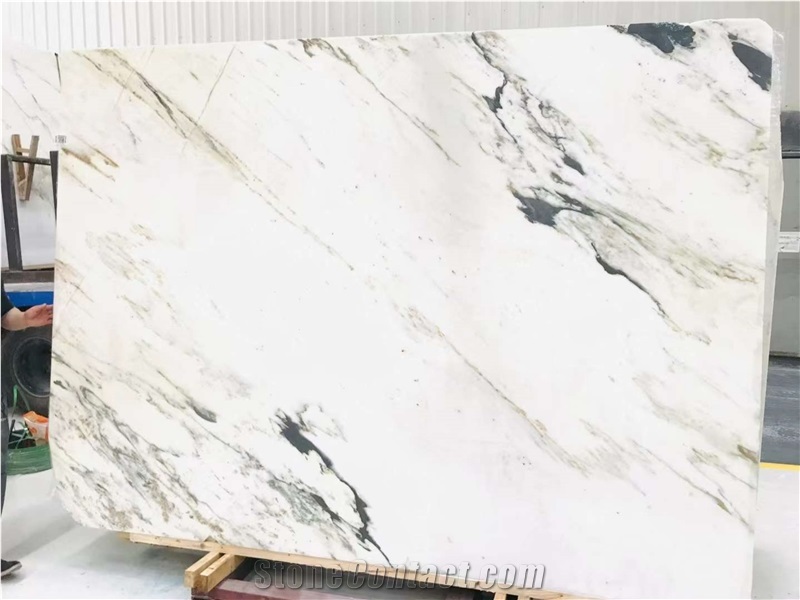 Chinese Calacatta Gold Marble Slabs For Home Decor Designs