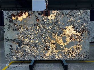 Pandora White Granite Slabs